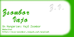 zsombor vajo business card