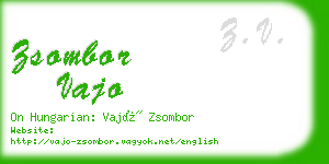 zsombor vajo business card
